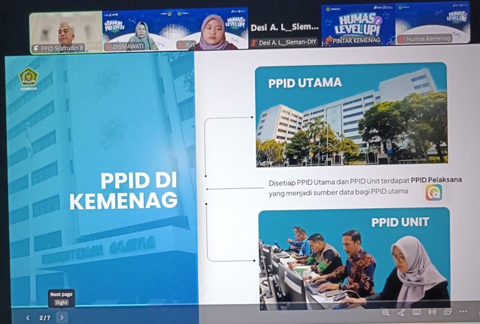 Humas MAN 1 Sarolangun Ikut Webinar Humas Level Up Ke-3: Perkuat Strategi Kemenag Informatif