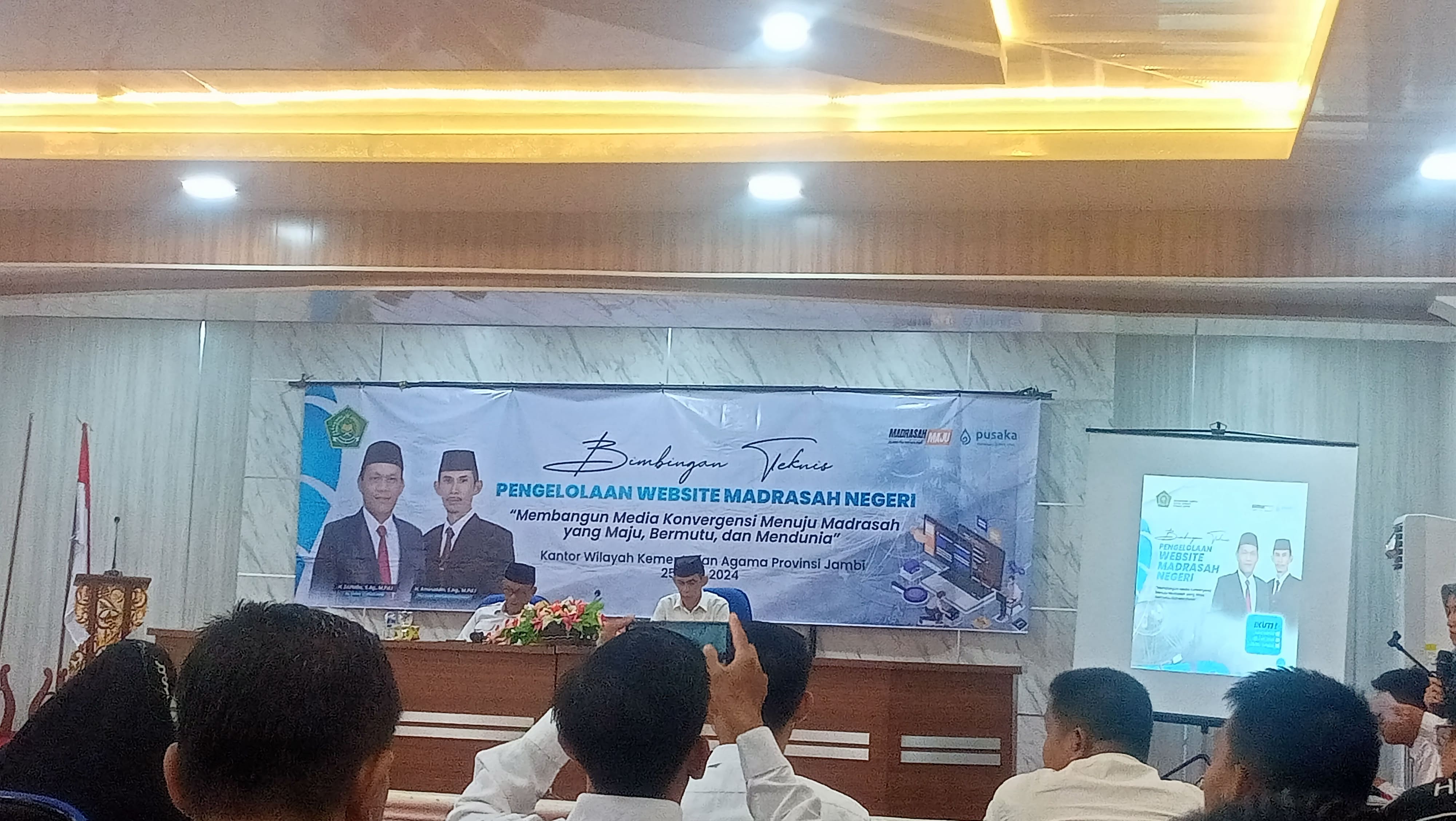 Bimtek Pengelolaan Website Madrasah Negeri