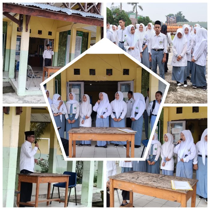 Tumbuhkan Kedisiplinan dan Spiritualitas, MAN 1 Sarolangun Gelar Apel Pagi Disertai Gema Sholawat