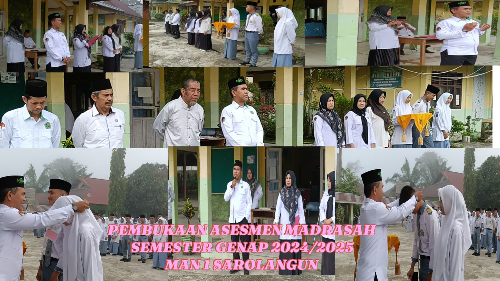 MAN 1 Sarolangun Melaksanakan Pembukaan Asesmen Semester Genap Tahun Ajaran 2024-2025