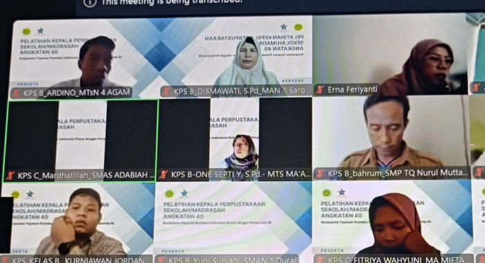 Guru MAN 1 Sarolangun Ikuti Pelatihan Kepala Perpustakaan