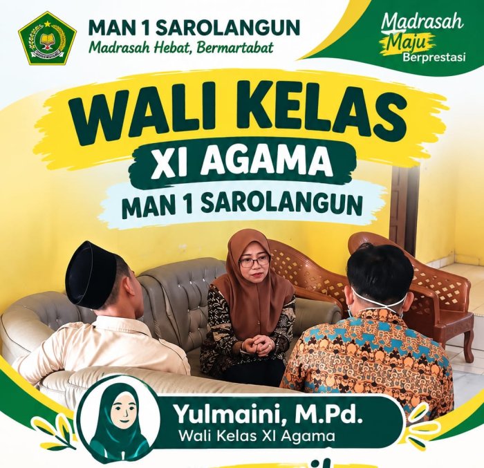 Yulmaini Undang Wali Murid Bahas Masalah Siswa MAN 1 Sarolangun Yulmaini Undang Wali Murid Bahas Masalah Siswa MAN 1 Sarolangun