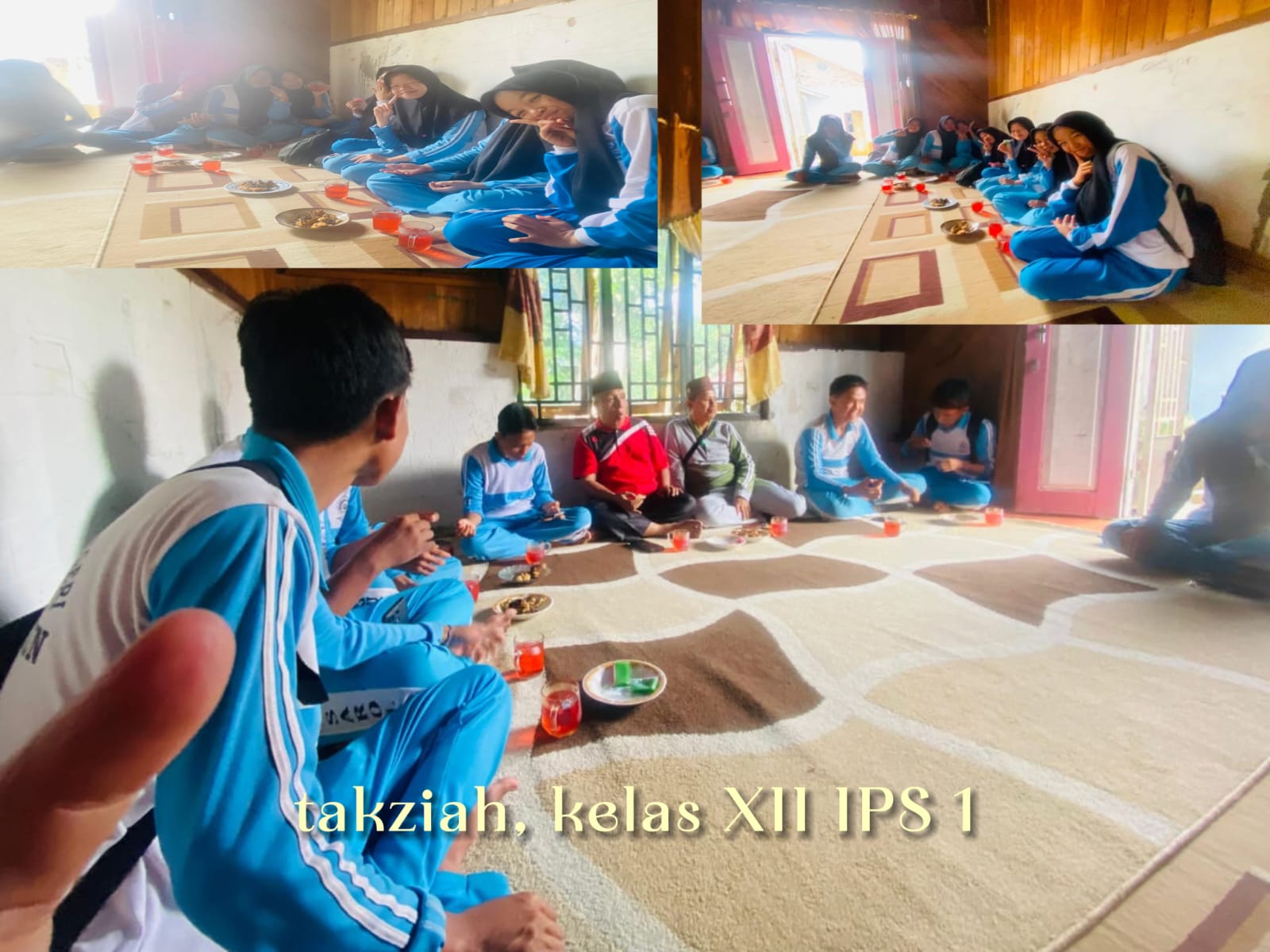 MAN 1 Sarolangun melakukan Takziah ke Rumah Salah Satu Siswa  yang Sedang Berduka