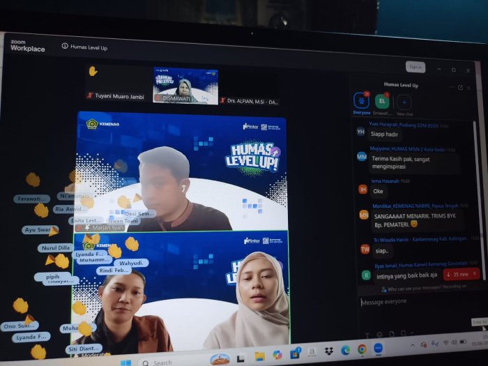 Humas MAN 1 Sarolangun Tingkatkan Kompetensi Lewat Pelatihan Nasional