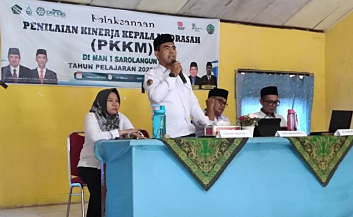 Penilaian Kinerja Kepala Madrasah (PKKM) Tahun 2025 Di Laksanakan Di MAN 1 Sarolangun