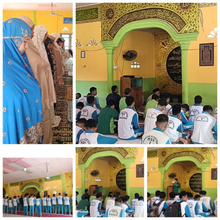 Tingkatkan Iman dan Disiplin, Warga MAN 1 Sarolangun Gelar Sholat Dzuhur Berjamaah Tingkatkan Iman dan Disiplin, Warga MAN 1 Sarolangun Gelar Sholat Dzuhur Berjamaah