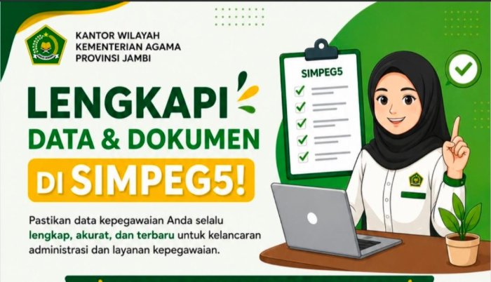 ASN dan PPPK MAN 1 Sarolangun Lakukan Verifikasi Data Simpeg 5 ASN dan PPPK MAN 1 Sarolangun Lakukan Verifikasi Data Simpeg 5