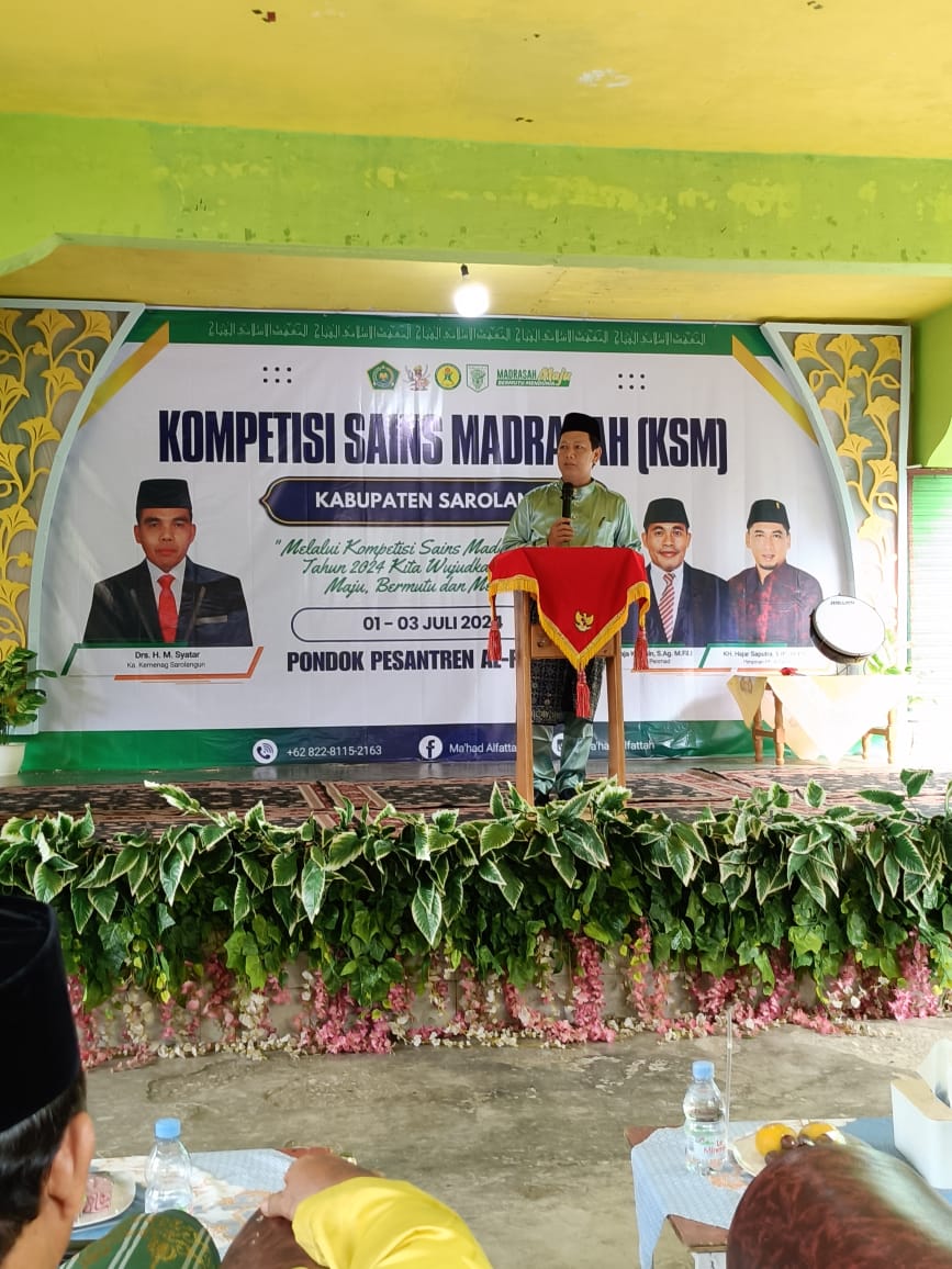 MAN 1 Sarolangun Ikut Pembukaan Kompetisi Sains Madrasah (KSM) tingkat Kab/Kota tahun 2024 MAN 1 Sarolangun Ikut Pembukaan Kompetisi Sains Madrasah (KSM) tingkat Kab/Kota tahun 2024