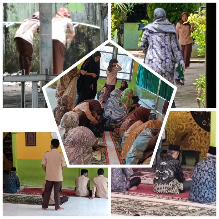 Tingkatkan Karakter Religius, Siswa MAN 1 Sarolangun Bersiap Sholat Dzuhur Berjamaah