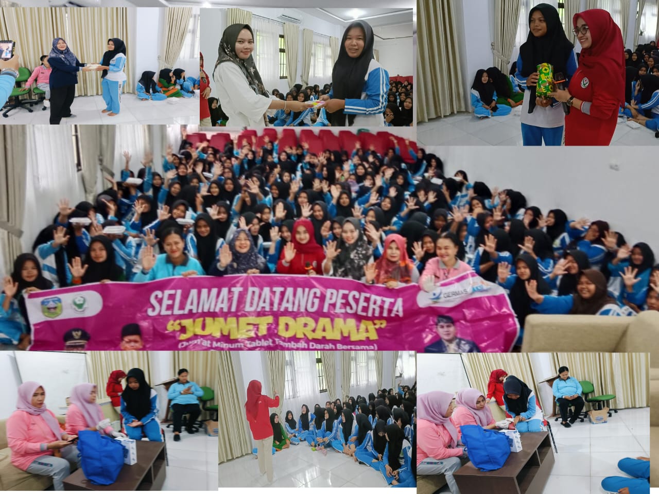 Dinas Kesehatan Kabupaten Sarolangun Gelar Sosialisasi JUMET DRAMA di MAN 1 Sarolangun 