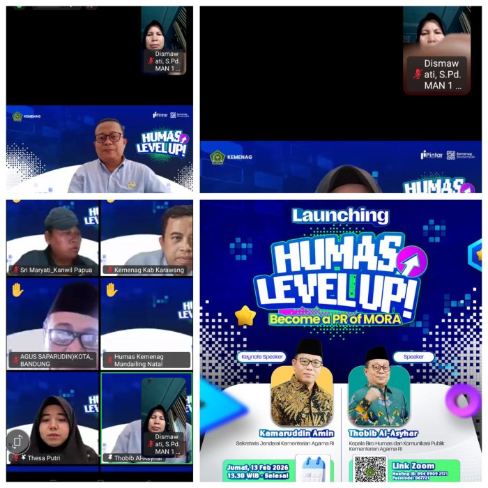 Tingkatkan Kualitas Publikasi, Humas MAN 1 Sarolangun Hadiri Launching Humas Level UP