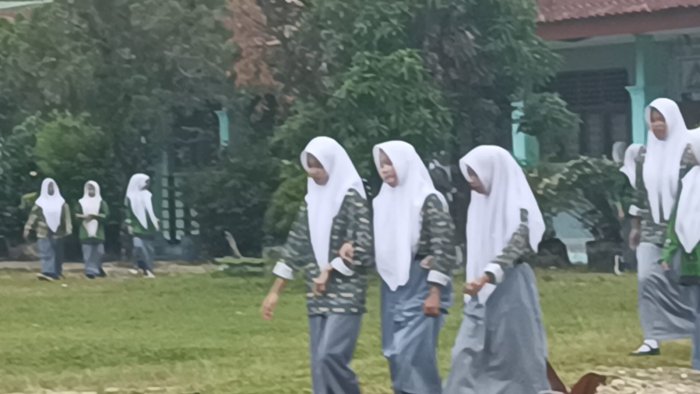 Siswa MAN 1 Sarolangun Siap Ikuti Apel Pagi Rutin