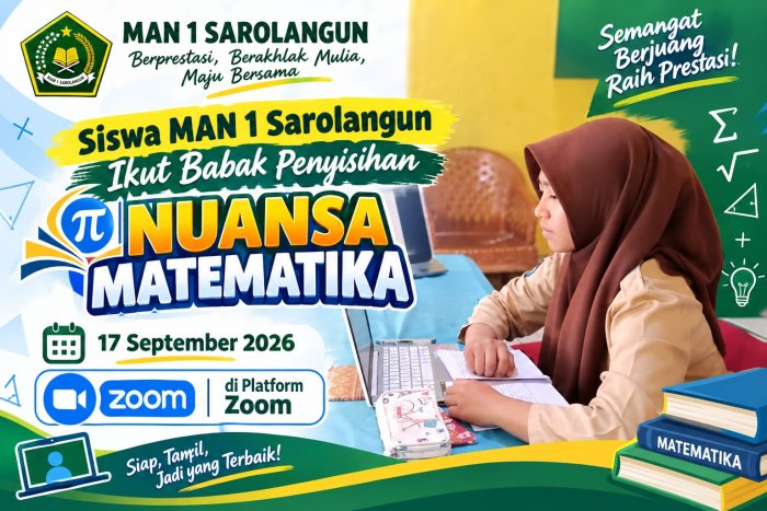 Siswa MAN 1 Sarolangun Ikuti Babak Penyisihan NUANSA Matematika Siswa MAN 1 Sarolangun Ikuti Babak Penyisihan NUANSA Matematika