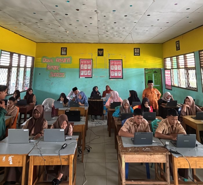 Simulasi TKA di MAN 1 Sarolangun Berlangsung Tertib dan Lancar Meski Hadapi Kendala Teknis