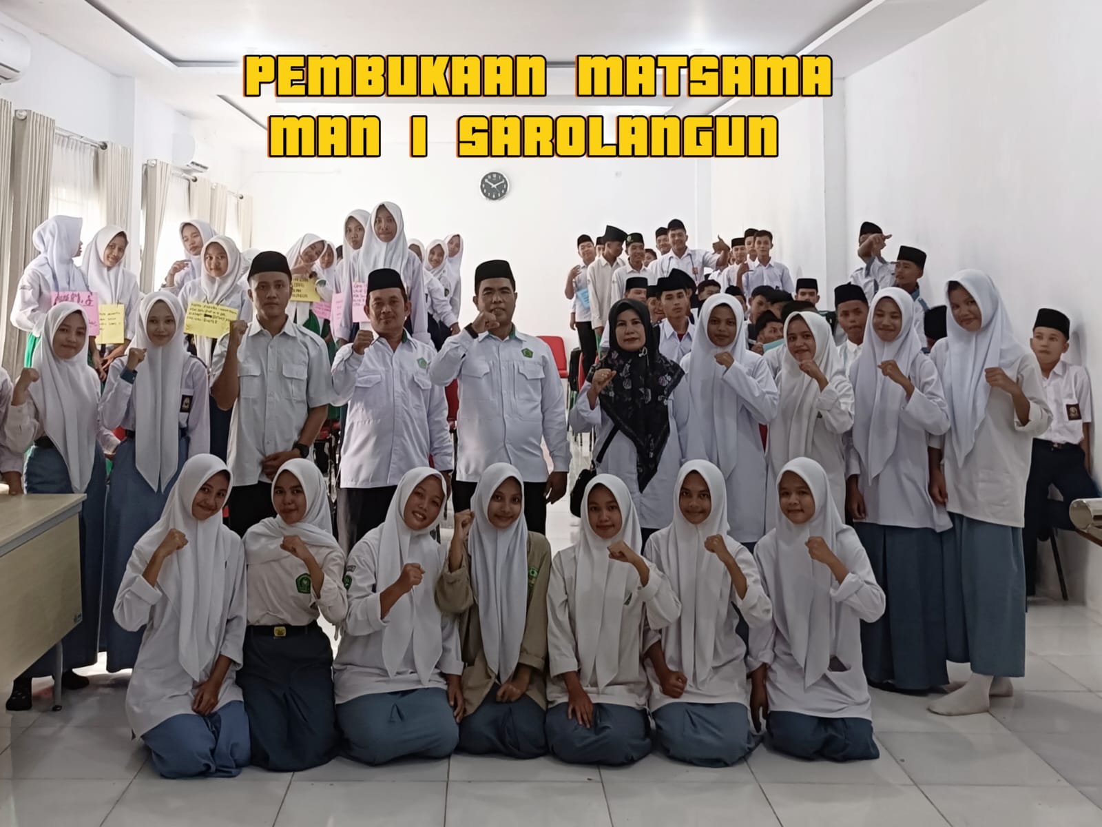  Pembukaan MATSAMA MAN 1 Sarolangun Tahun Pelajaran 2025/2026 berjalan dengan lancar