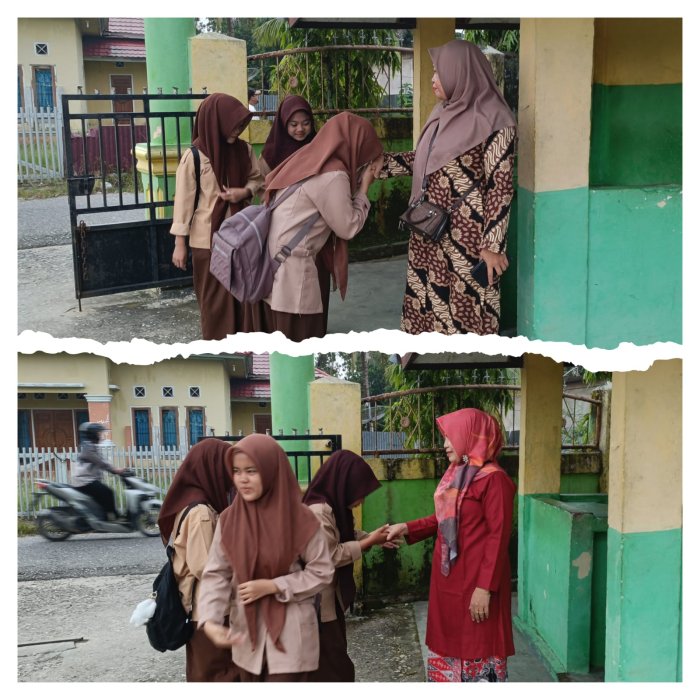Tetap Semangat Guru Piket MAN 1 Sarolangun Sambut Hangat Siswa di Gerbang Madrasah Pagi Ini Tetap Semangat Guru Piket MAN 1 Sarolangun Sambut Hangat Siswa di Gerbang Madrasah Pagi Ini